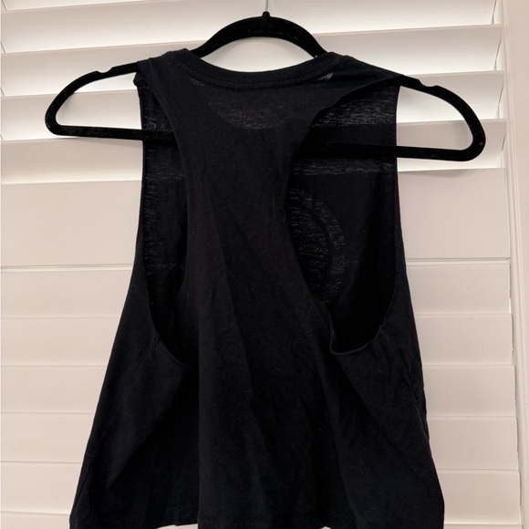 Pure Barre Black Sleeveless Top with White Emblem - Picture 2 of 2